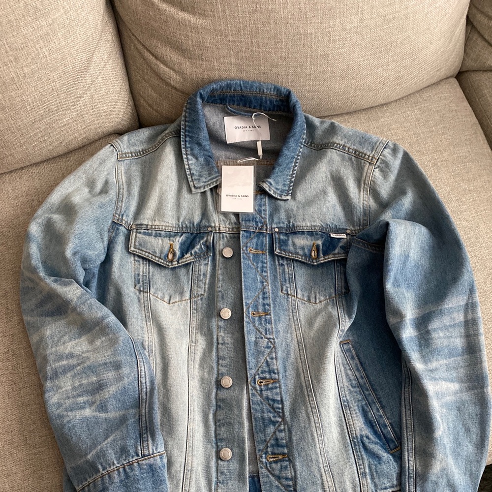 Denim jacket Ovadia and Son brand new with tags